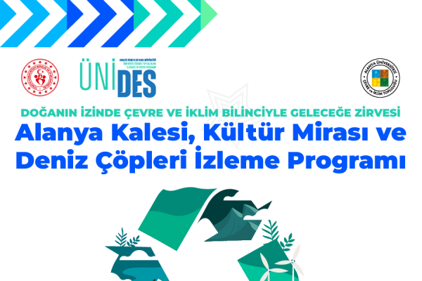 DOĞANIN İZİNDE ÇEVRE VE İKLİM BİLİNCİYLE GELECEĞE ZİRVESİ - Alanya Kalesi, Kültür Mirası ve Deniz Çöpleri İzleme Programı