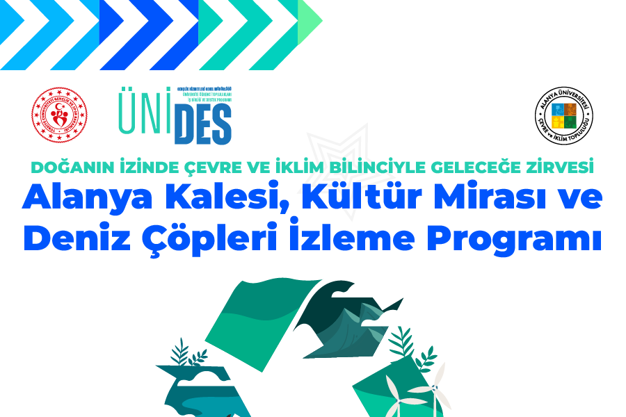 DOĞANIN İZİNDE ÇEVRE VE İKLİM BİLİNCİYLE GELECEĞE ZİRVESİ - Alanya Kalesi, Kültür Mirası ve Deniz Çöpleri İzleme Programı