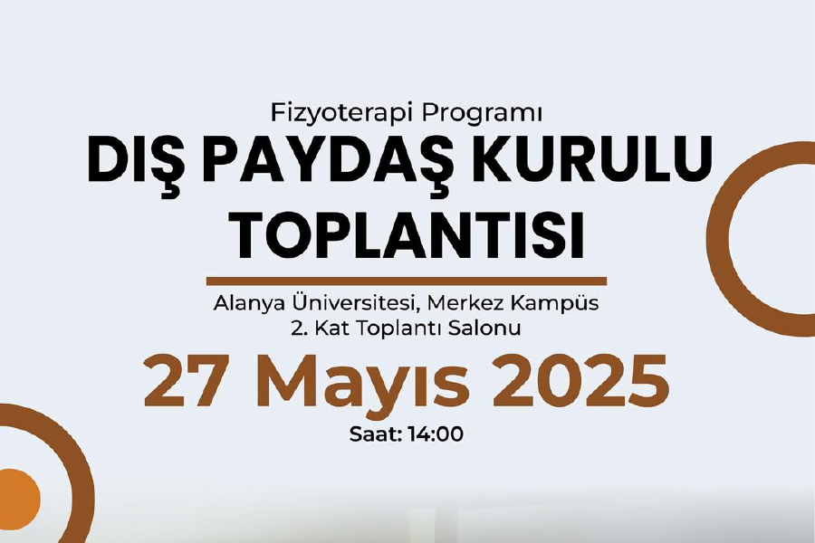 Fizyoterapi Programı Dış Paydaş Toplantısı