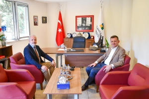 Alanya Kaymakamı Sn. Dr. Fatih Ürkmezer’den Rektörümüz Sn. Prof. Dr. Turan Sağer’e Hayırlı Olsun Ziyareti