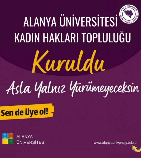 Alanya Üniversitesi Kadın Hakları Topluluğu
