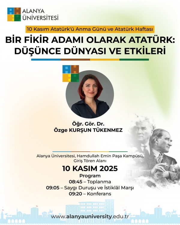 10 KASIM ATATÜRK'Ü ANMA ve ATATÜRK HAFTASI