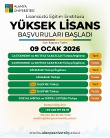Alanya Üniversitesi’nde 2026 Yüksek Lisans Başvuruları Başladı