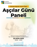 “Aşçılığın Dünü Bugünü ve Yarını” adlı panelimize davetlisiniz
