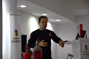 Alanya Üniversitesi’nde Yangın Tatbikatı Gerçekleştirildi