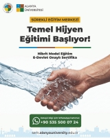 Alanya Üniversitesi’nden Toplum Sağlığına Katkı: Temel Hijyen Eğitimi Başlıyor