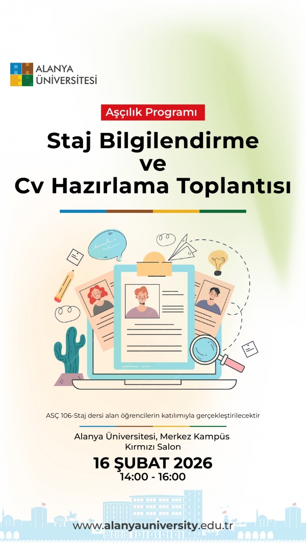 Staj Bilgilendirme ve Cv Hazırlama Toplantısı