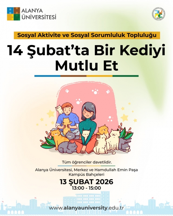 14 Şubat’ta Bir Kediyi Mutlu Et!