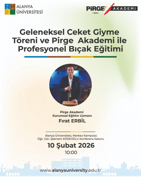 Geleneksel Ceket Giyme Töreni ve Pirge Akdemi ile Profesyonel Bıçak Eğitimi