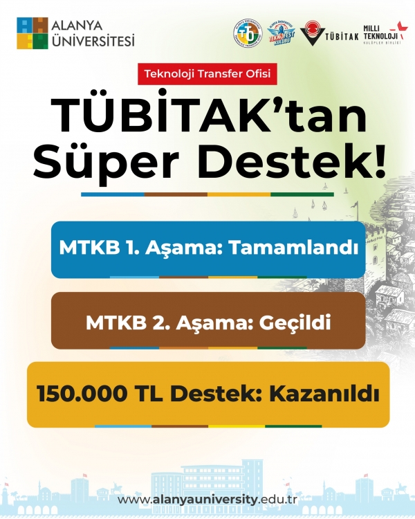 Tübitak'tan Süper Destek