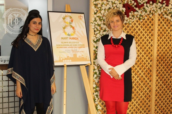 On the occasion of the International Women’s Day (8th March) Alanya Municipality organised an art exhibition