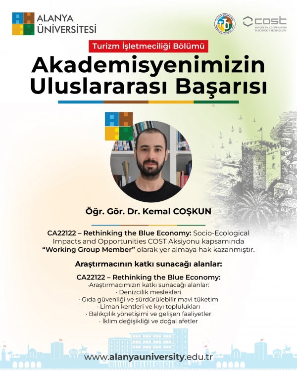 Alanya Üniversitesi Akademisyeninden Uluslararası Başarı