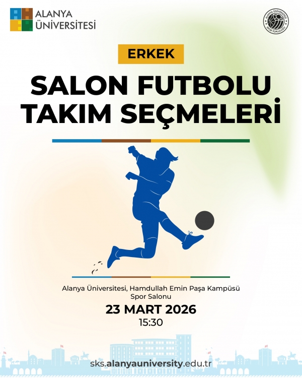 Ünilig İçin Salon Futbolu Erkek Takımı Seçmeleri