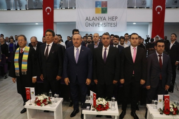 Üniversitemizin 2018-2019 Akademik Yılı Açılış Töreni Alanyamızın gururu Dışişleri Bakanımız Sayın Mevlüt Çavuşoğlu’nun katılımı ile gerçekleştirildi