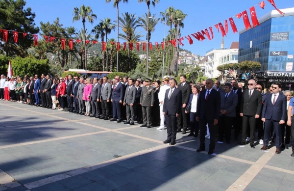 Alanya Üniversitesi Rektörü Turan SAĞER, 107. Yıl Dönümü Kutlamalarına Katıldı