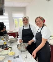Adıyaman Üniversitesi Gastronomi ve Mutfak Sanatları Bölümü’nde gerçekleştirilen Kariyer Söyleşisi ve Atölye Etkinliği kapsamında, Aşçılık Programı Başkanı Öğr. Gör. Selma Lubabe Erdoğan Yılmaz eğitim vermek üzere katılım sağladı