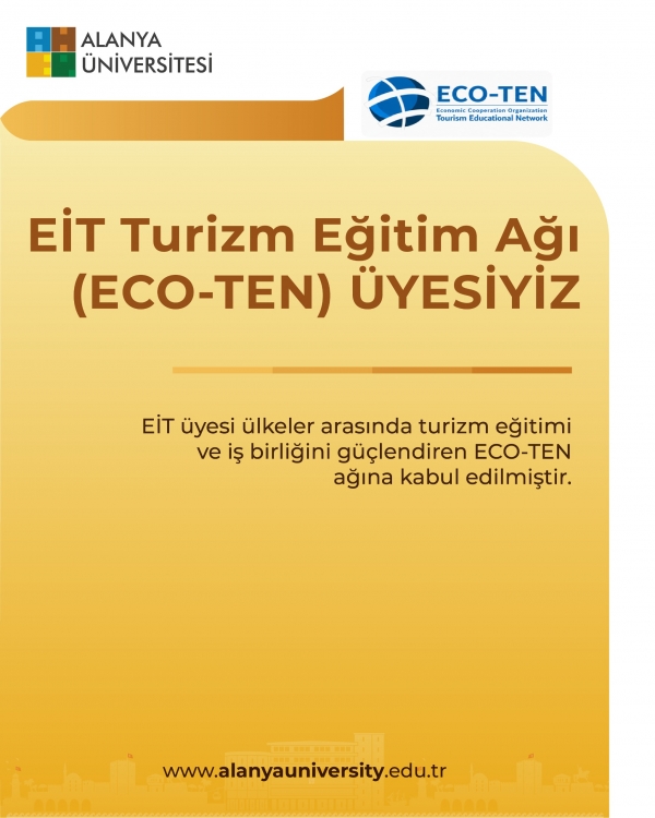 Alanya Üniversitesi’ne Uluslararası Bir Prestij Daha: Eco-Ten Üyeliği Resmileşti