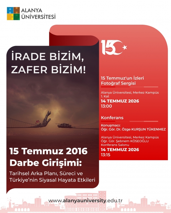"İRADE BİZİM, ZAFER BİZİM! " 15 TEMMUZ