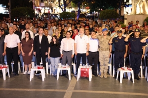 Alanya Kaymakamlığı Koordinasyonundaki 15 Temmuz Anma Programına Rektör Prof. Dr. Turan Sağer Katılım Sağladı