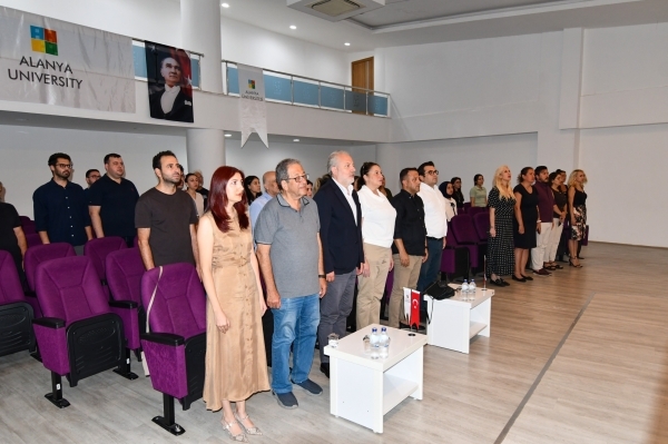 Alanya Üniversitesi'nde 15 Temmuz Demokrasi ve Millî Birlik Günü Anma Programı Düzenlendi