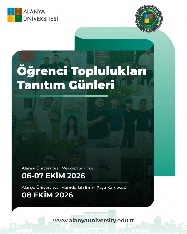 ÖĞRENCİ TOPLULUKLARI TANITIM GÜNLERİ