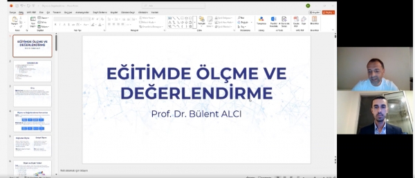 Akademik Personelimize Yönelik “Eğitimde Ölçme ve Değerlendirme” Eğitimi Gerçekleştirildi