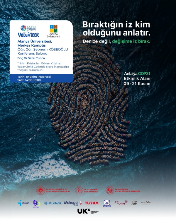 Bıraktığın iz, değişimin başlangıcı olsun! Antalya COP31