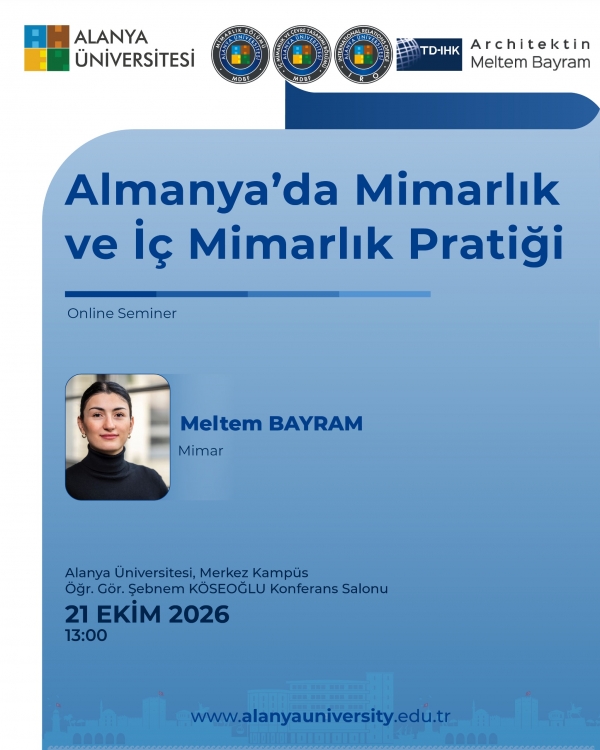 "Almanya'da Mimarlık ve İç Mimarlık Pratiği" Semineri