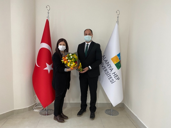 Akdeniz Gazeteciler Federasyonu ve Alanya Gazeteciler Cemiyeti'nin Alanya HEP ziyareti.