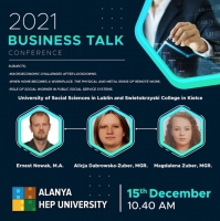 Business Talk İsimli Konferans Serimizin İlki Gerçekleştirildi