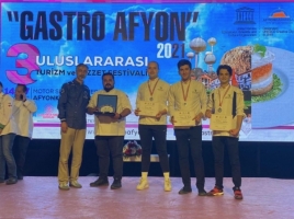 We participated in Afyonkarahisar 3rd International Gastro Afyon Tourism and Flavour Festival.