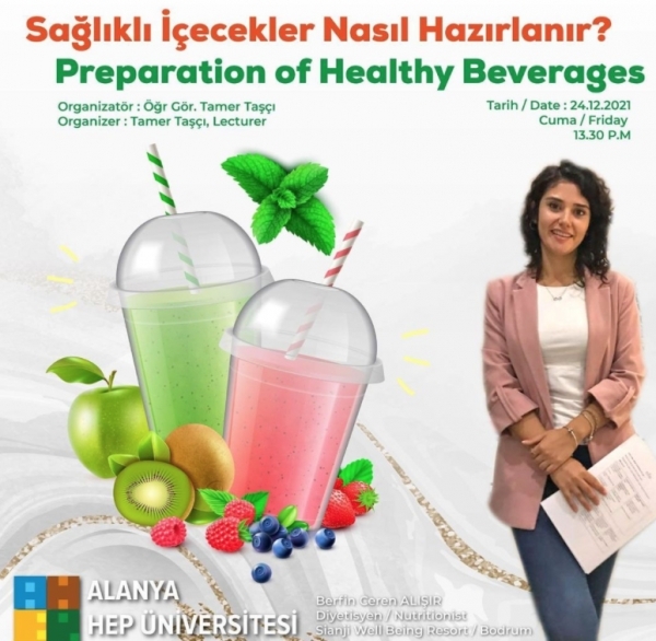 GASTRONOMİ SOHBERLERİ-9: SAĞLIKLI İÇECEKLER NASIL HAZIRLANIR?