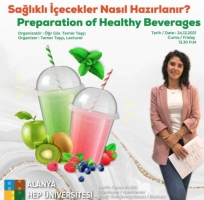 GASTRONOMİ SOHBERLERİ-9: SAĞLIKLI İÇECEKLER NASIL HAZIRLANIR?