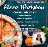 We are starting our gastronomy workshops