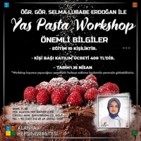 We are starting our gastronomy workshops