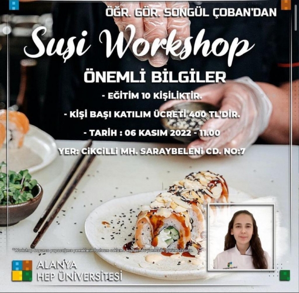 Our Gastronomy Workshops is Continue.
