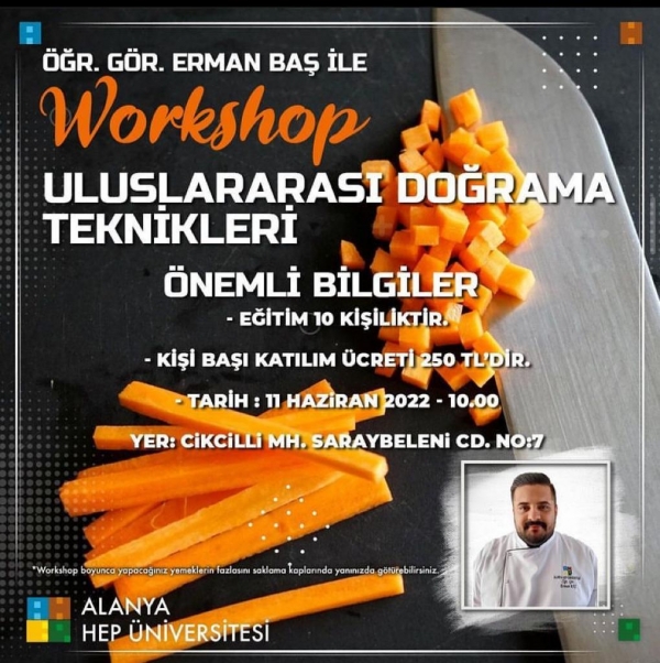 Our Gastronomy Workshops is Continue.