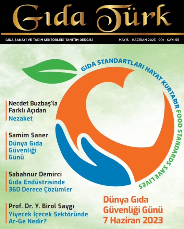 Dekanımız Prof. Dr. Y. Birol Saygı'nın "Yiyecek İçecek Sektöründe Ar-Ge Nedir?" konulu makalesinin de yer aldığı GIDA TÜRK dergisi yayımlandı.