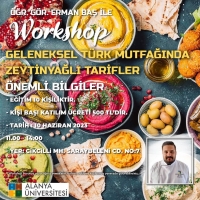 Geleneksel Türk Mutfağında Zeytinyağlı Tarifler Workshop