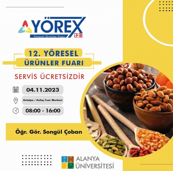 12. Yörex Yöresel Ürünler Fuarı'na Katılımlarınızı Bekliyoruz