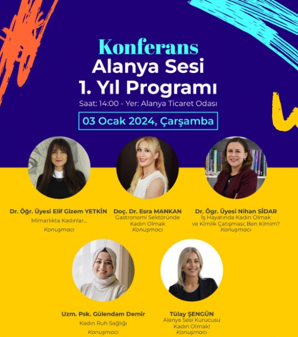 Alanya Sesi haber sitesi 1.Yılı kutlama programı kapsamında Alanya Üniversitesi akademisyenlerinin konuşmacı olarak katıldığı bir konferans gerçekleştirildi.