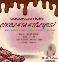 Çocuklar için Çikolata Atölyesi
