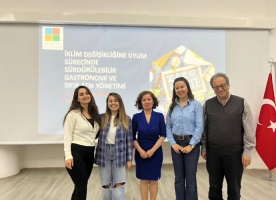 Üniversitemizde "İklim Değişikliği Sürecinde Sürdürülebilir Gastronomi ve Sıfır Atık Yönetimi" semineri gerçekleştirildi.
